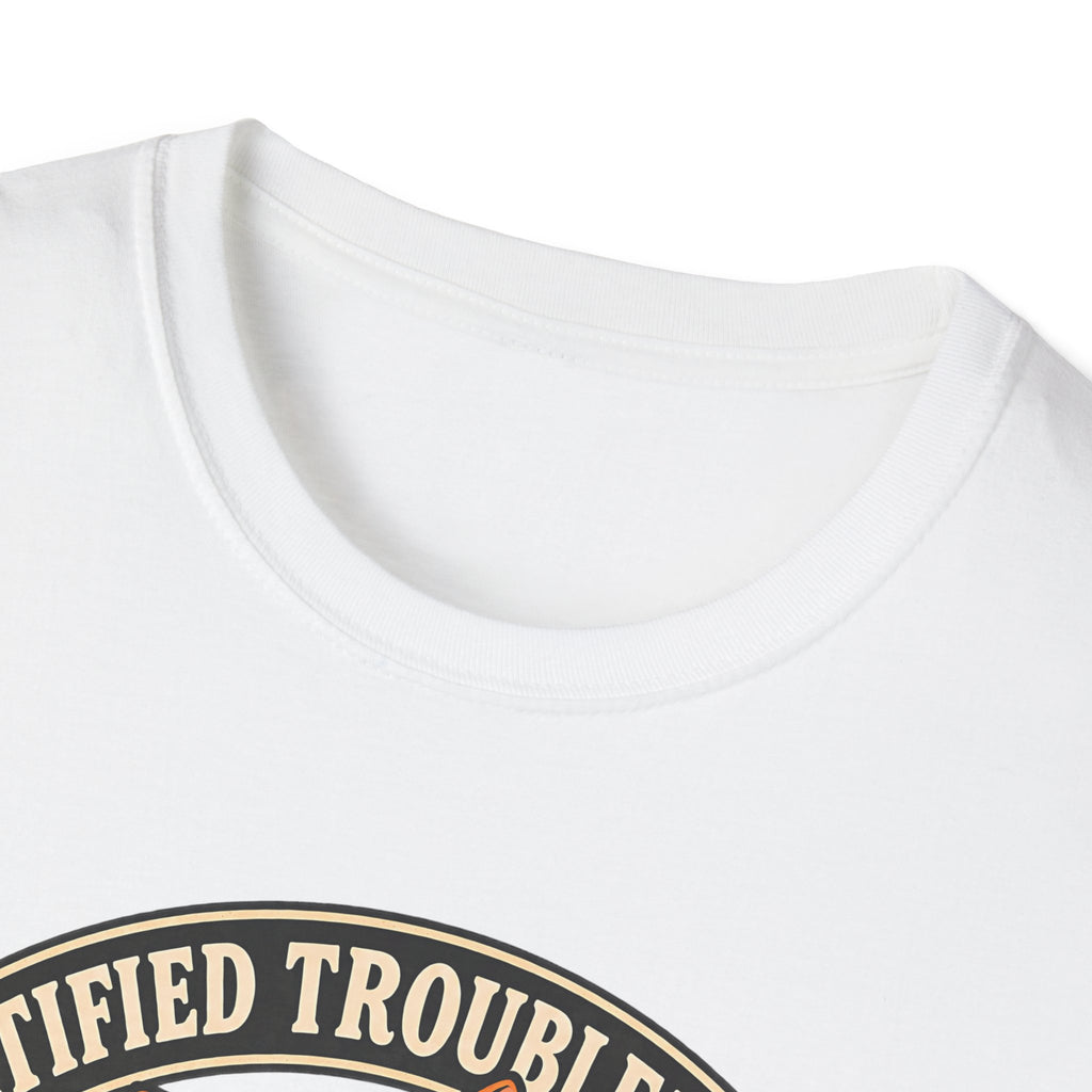Certified Troublemaker Orange Cat Division T-Shirt