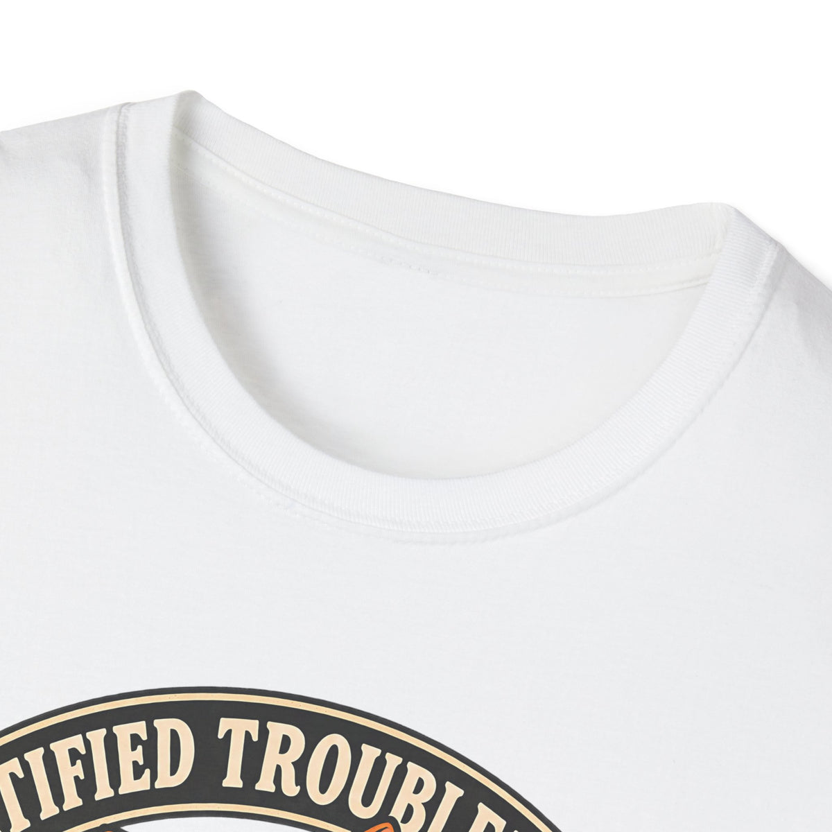 Certified Troublemaker Orange Cat Division T-Shirt