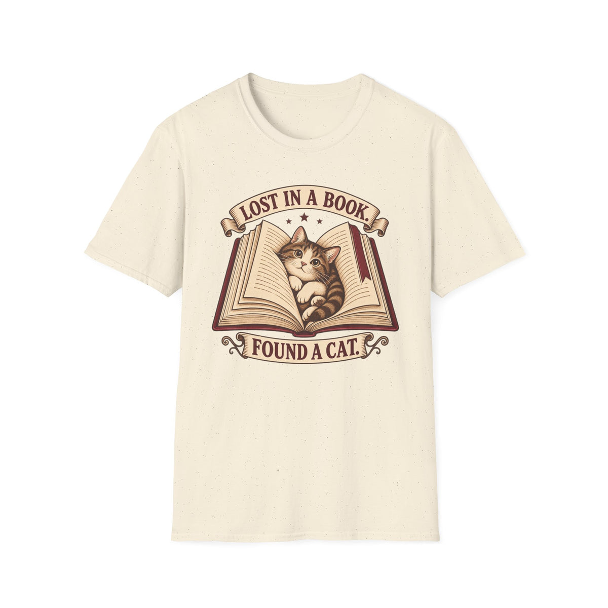 Lost in Book. Found a Cat T-Shirt