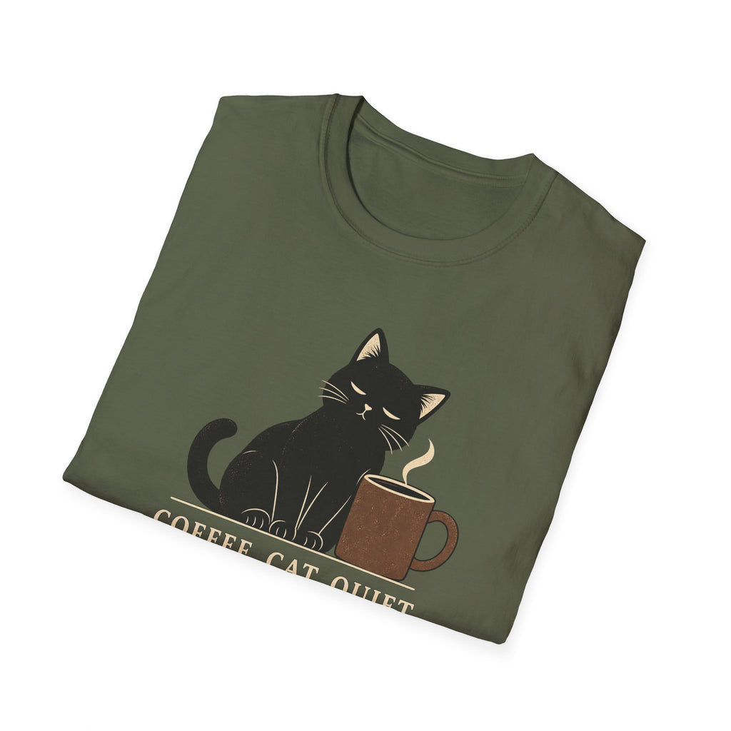 Coffee Cat Quite T-Shirt
