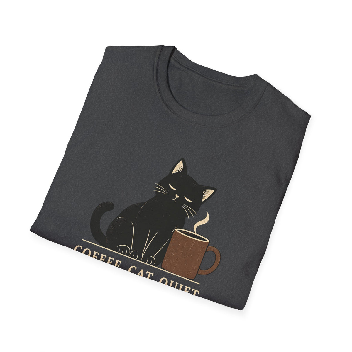 Coffee Cat Quite T-Shirt