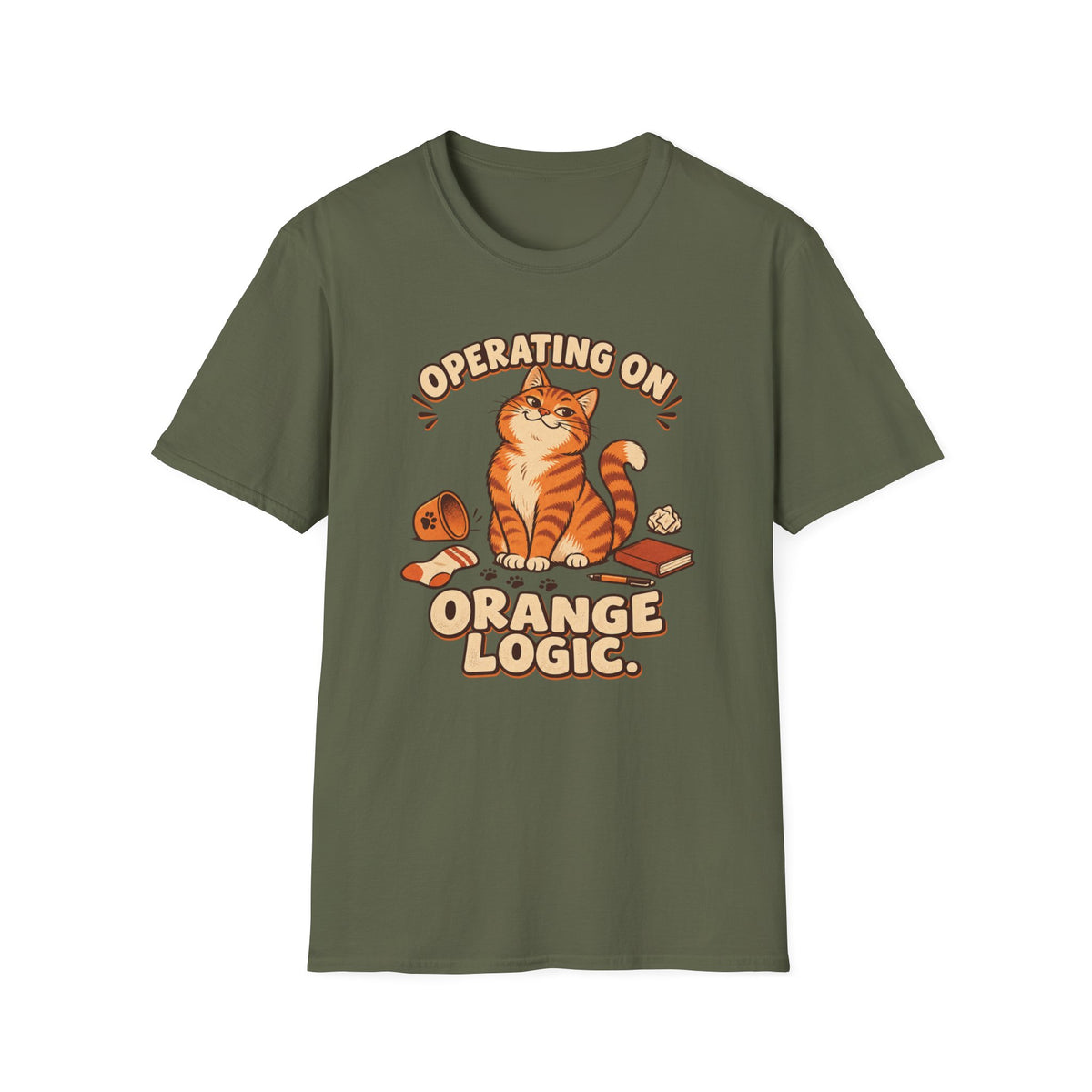 Operating On Orange Logic T-Shirt