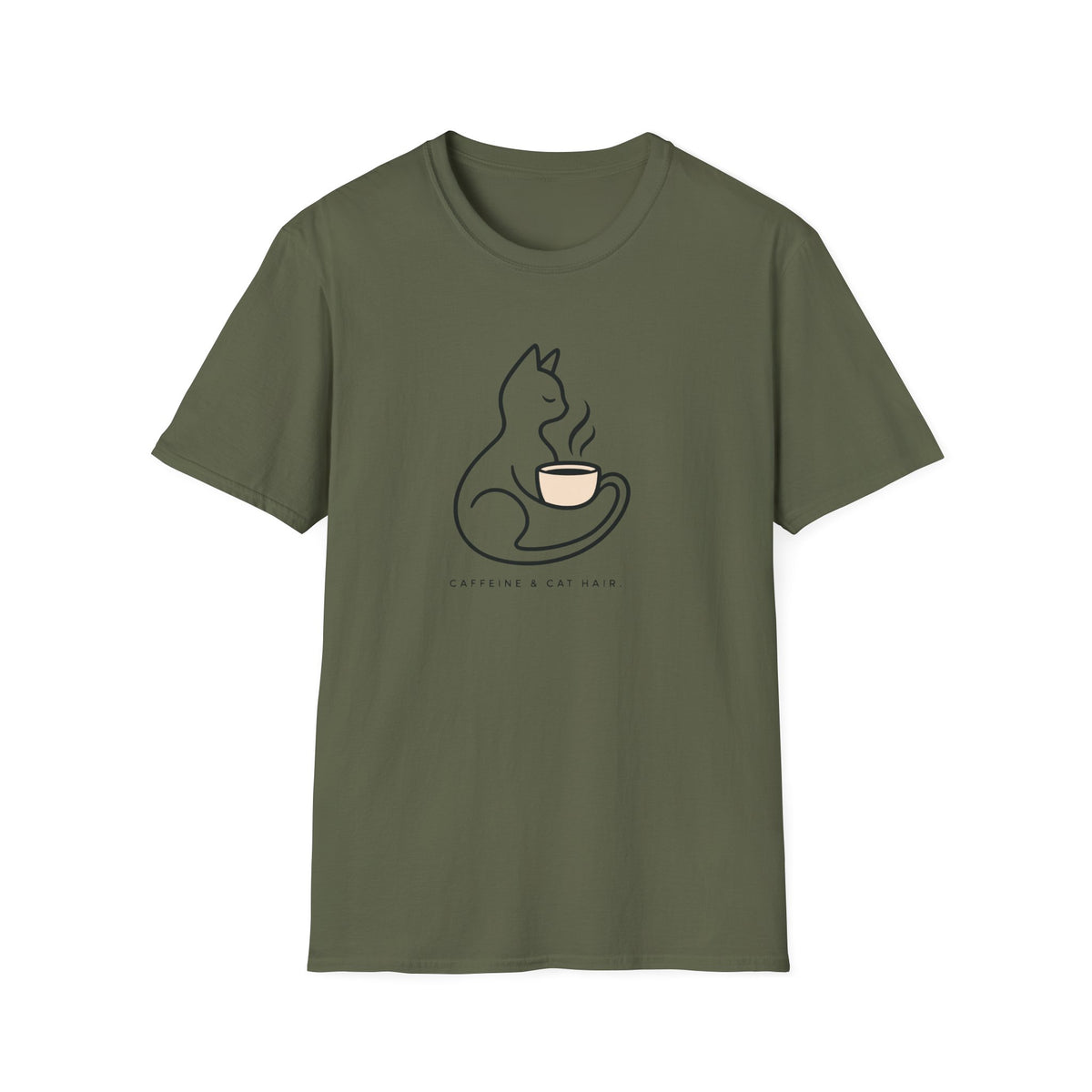 Caffeine and Cat Hair T-Shirt
