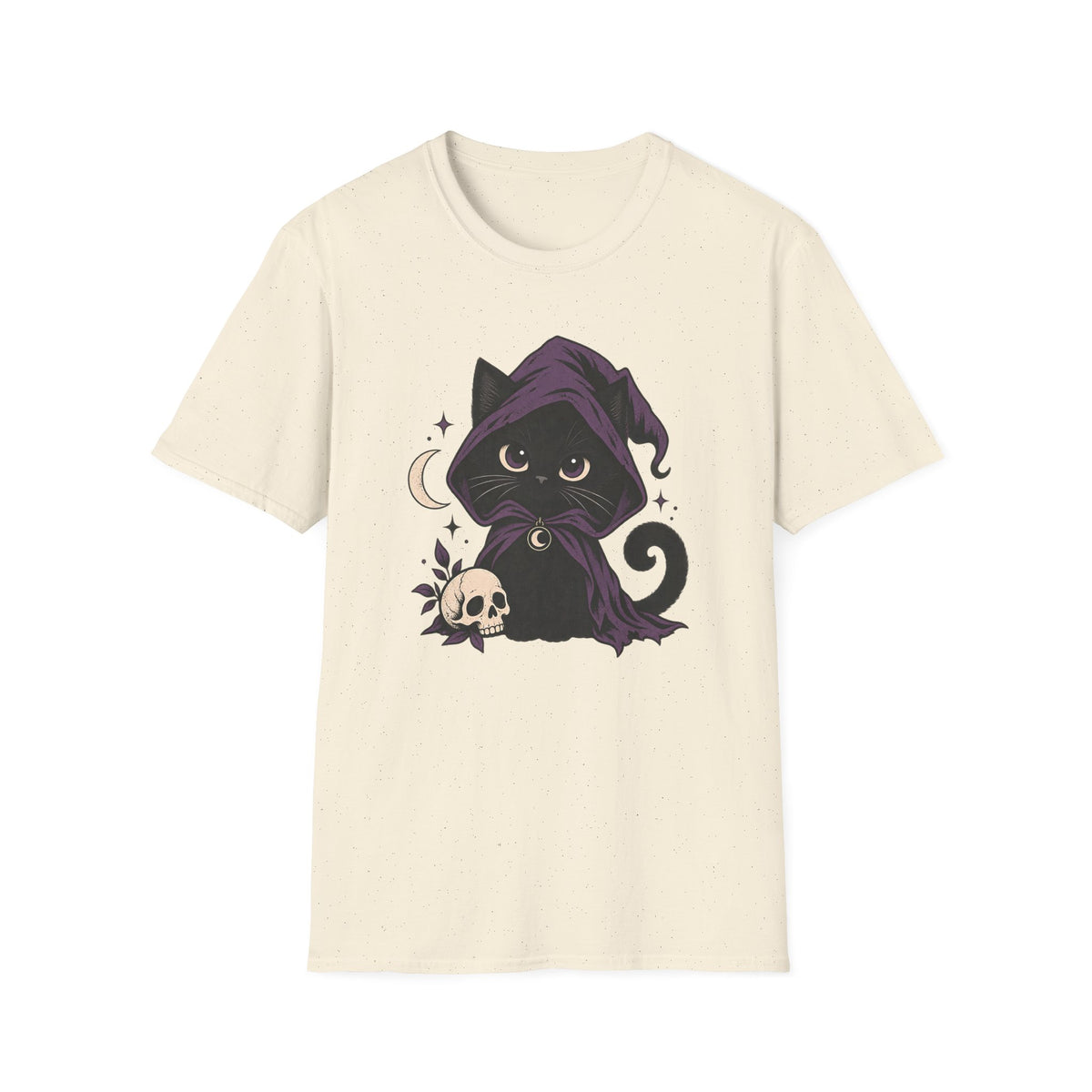 Gothic Hooded Cat T-Shirt