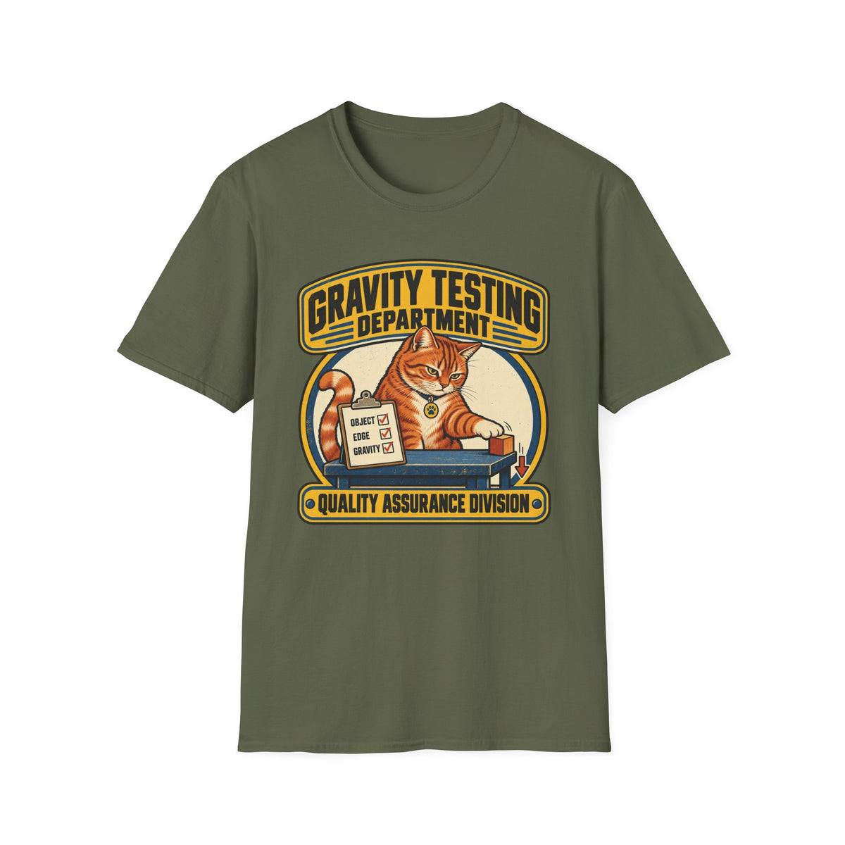 Gravity Testing Department T-Shirt