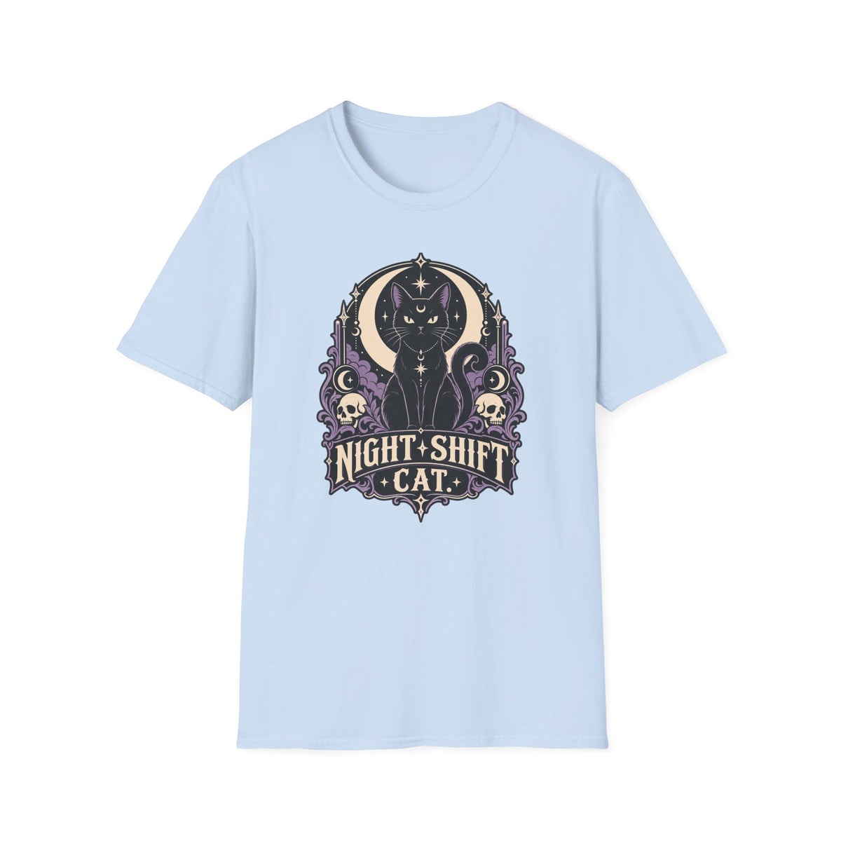Night Shift Cat T-Shirt