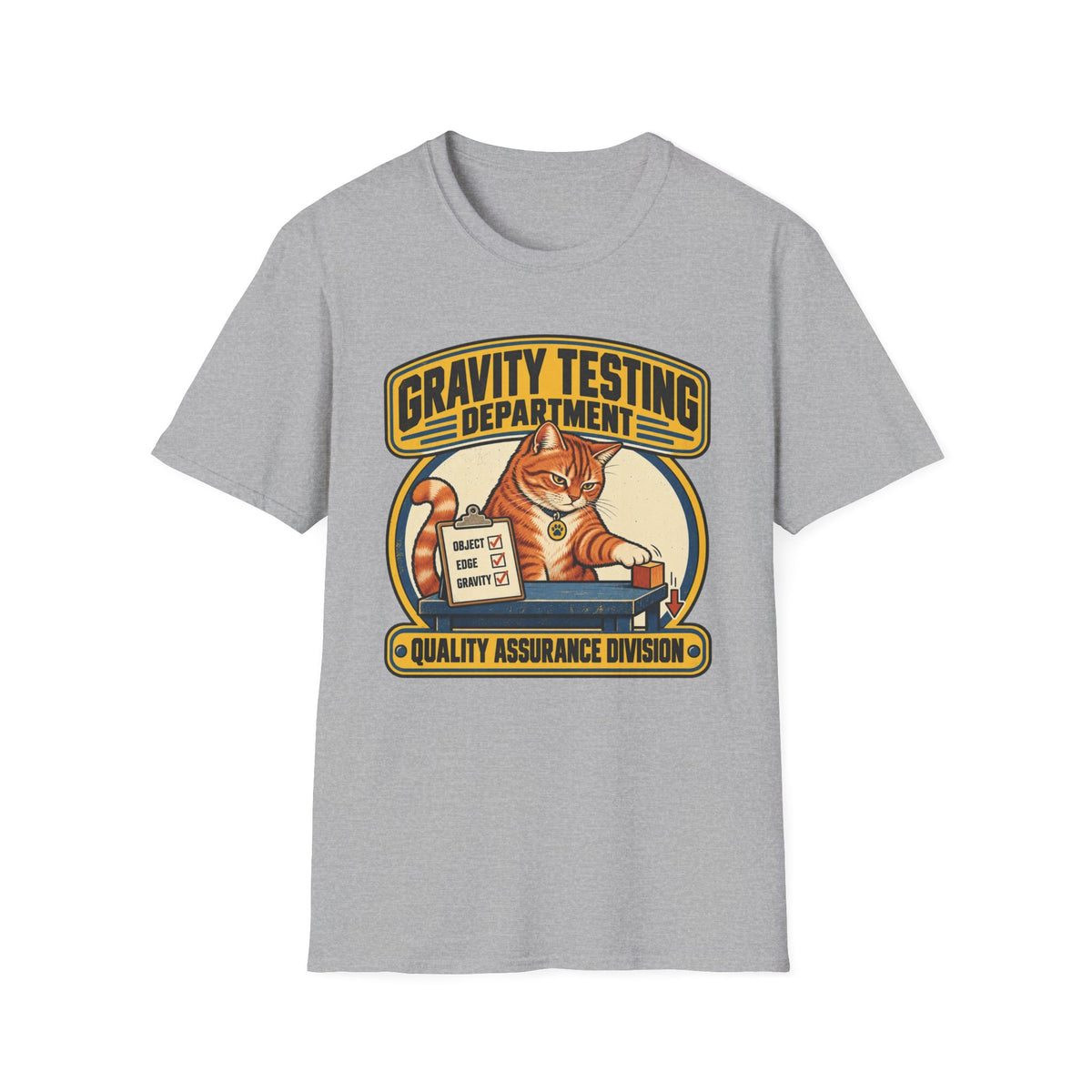 Gravity Testing Department T-Shirt