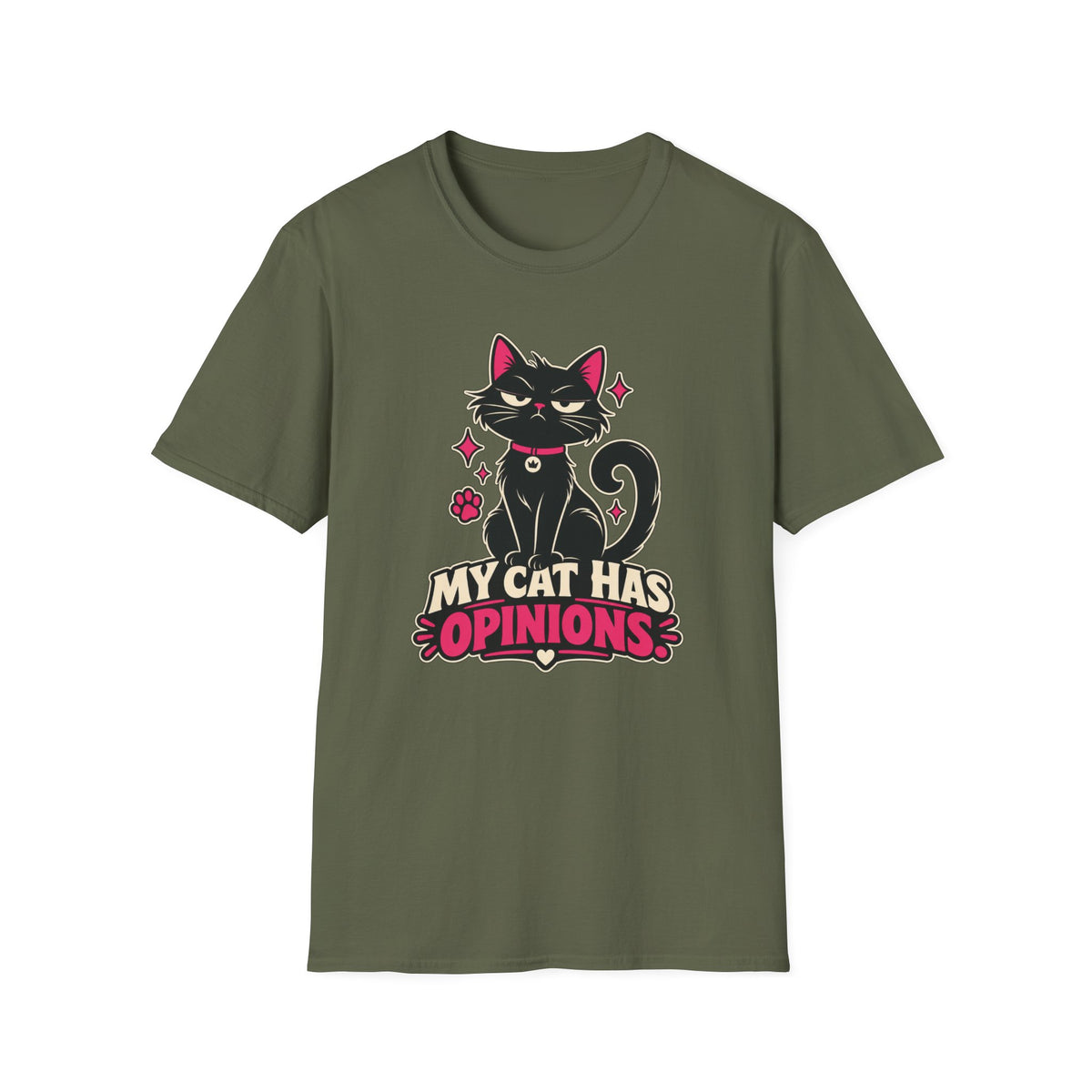 My Cat Has Opinions T-Shirt