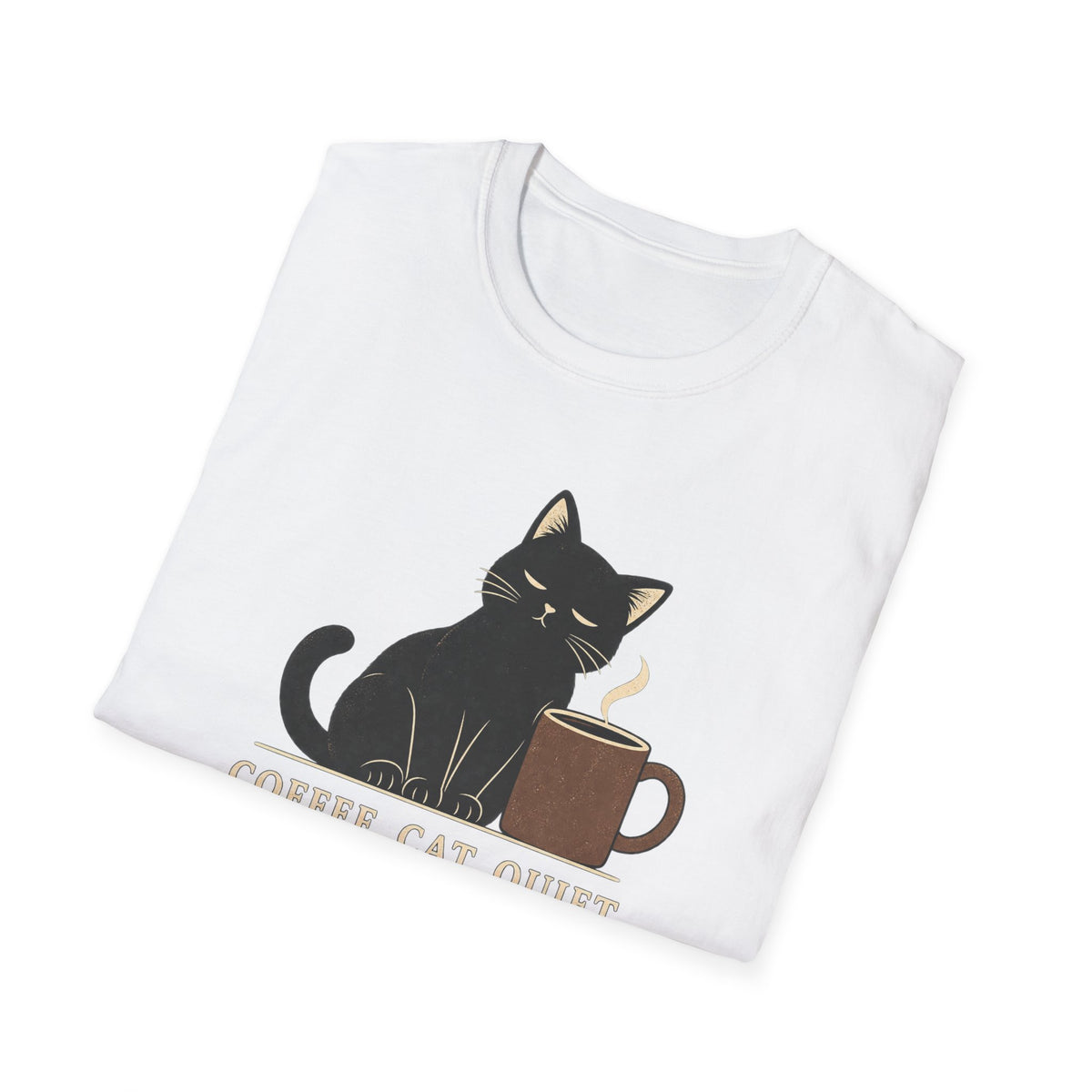 Coffee Cat Quite T-Shirt