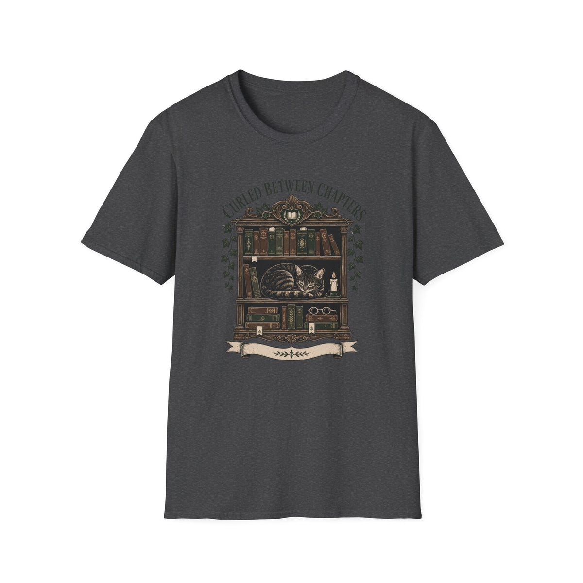 Curled Between Chapters T-Shirt
