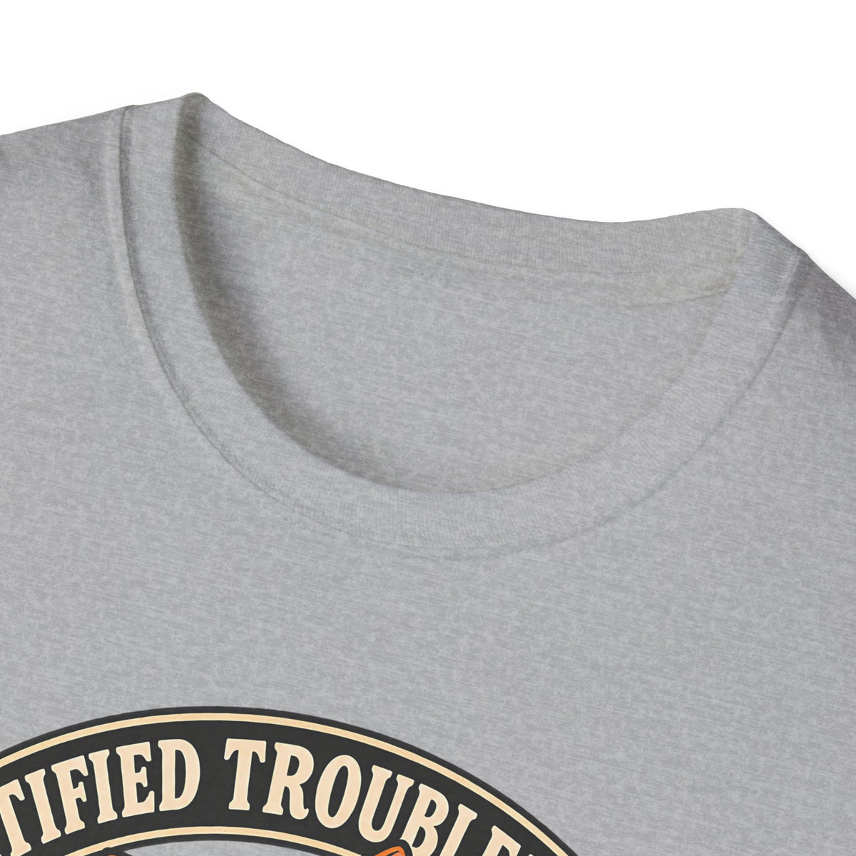 Certified Troublemaker Orange Cat Division T-Shirt