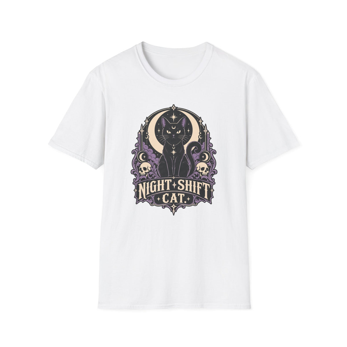 Night Shift Cat T-Shirt