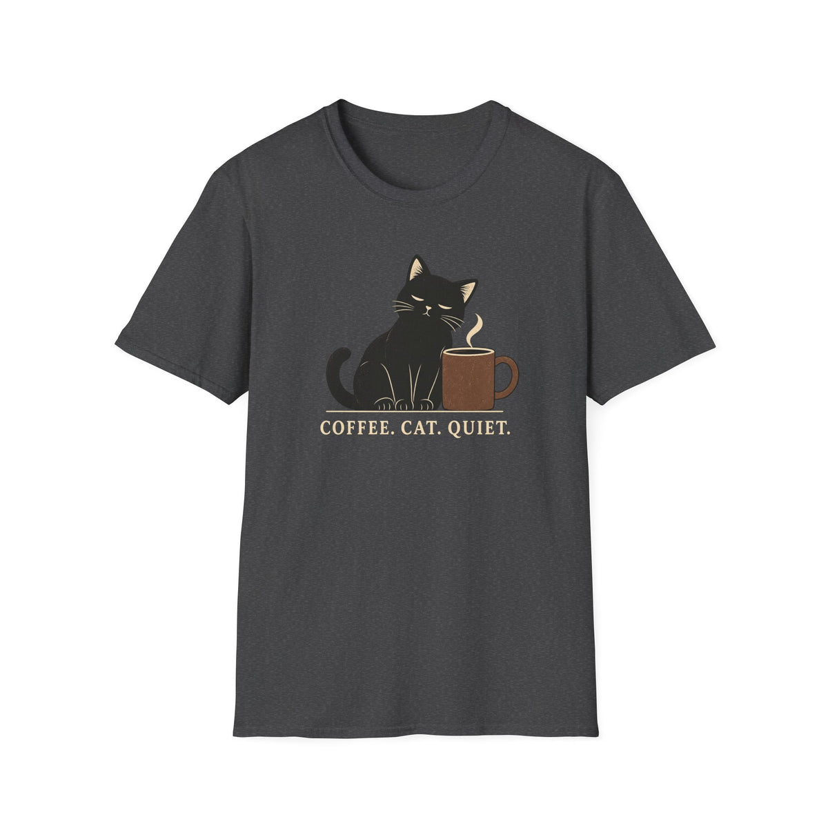 Coffee Cat Quite T-Shirt