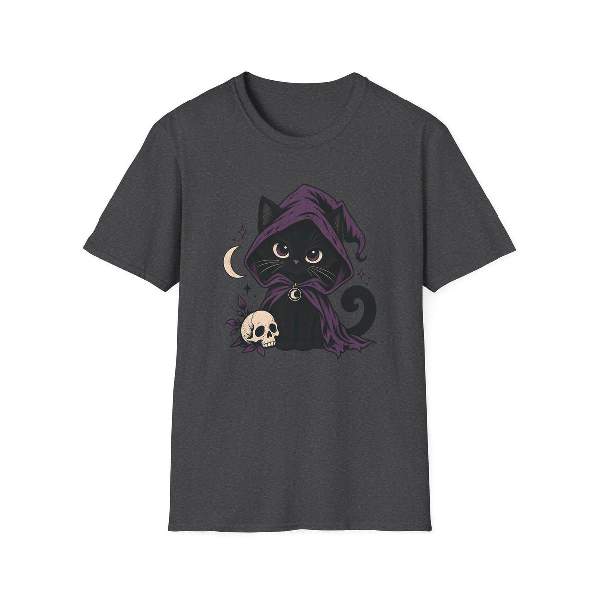 Gothic Hooded Cat T-Shirt