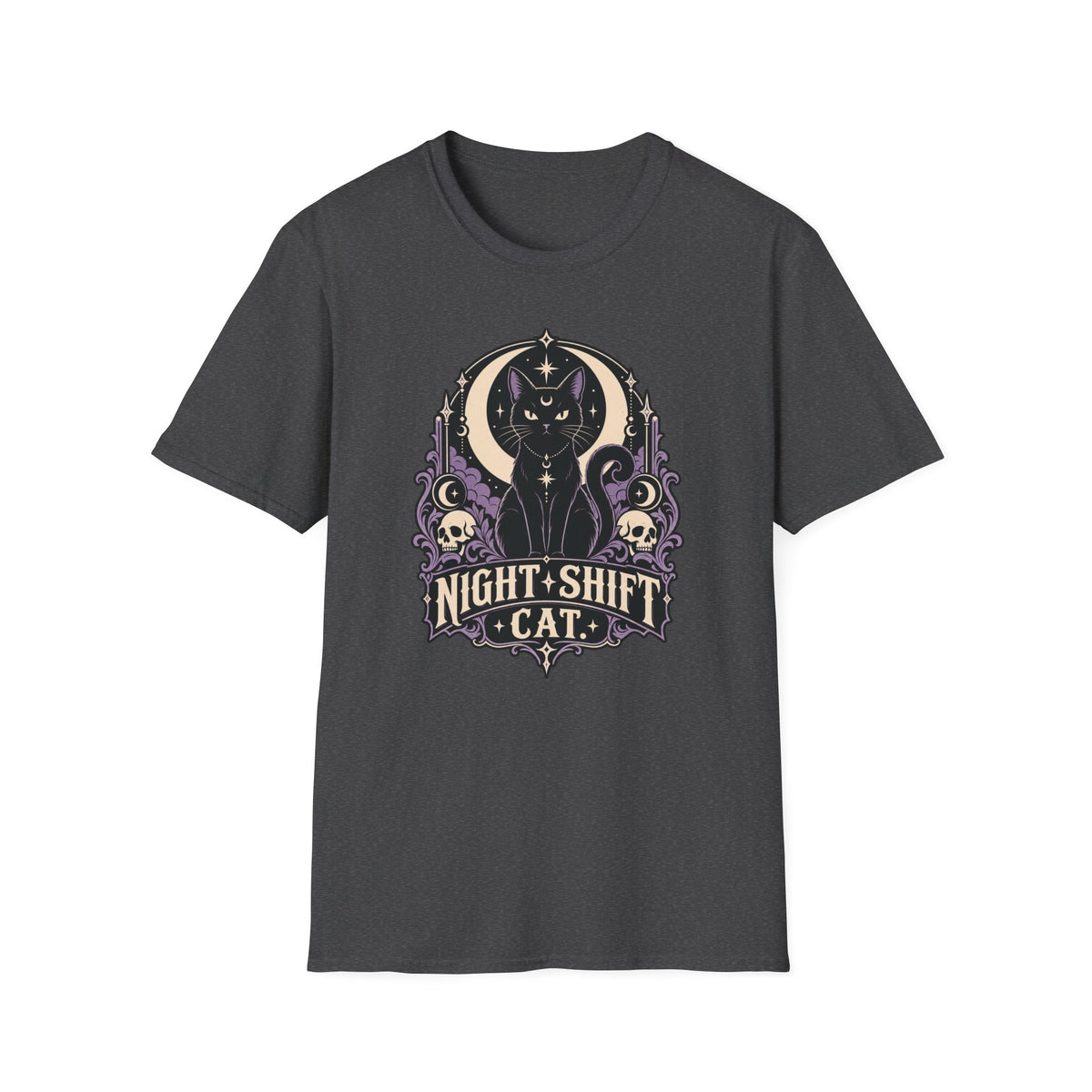 Night Shift Cat T-Shirt
