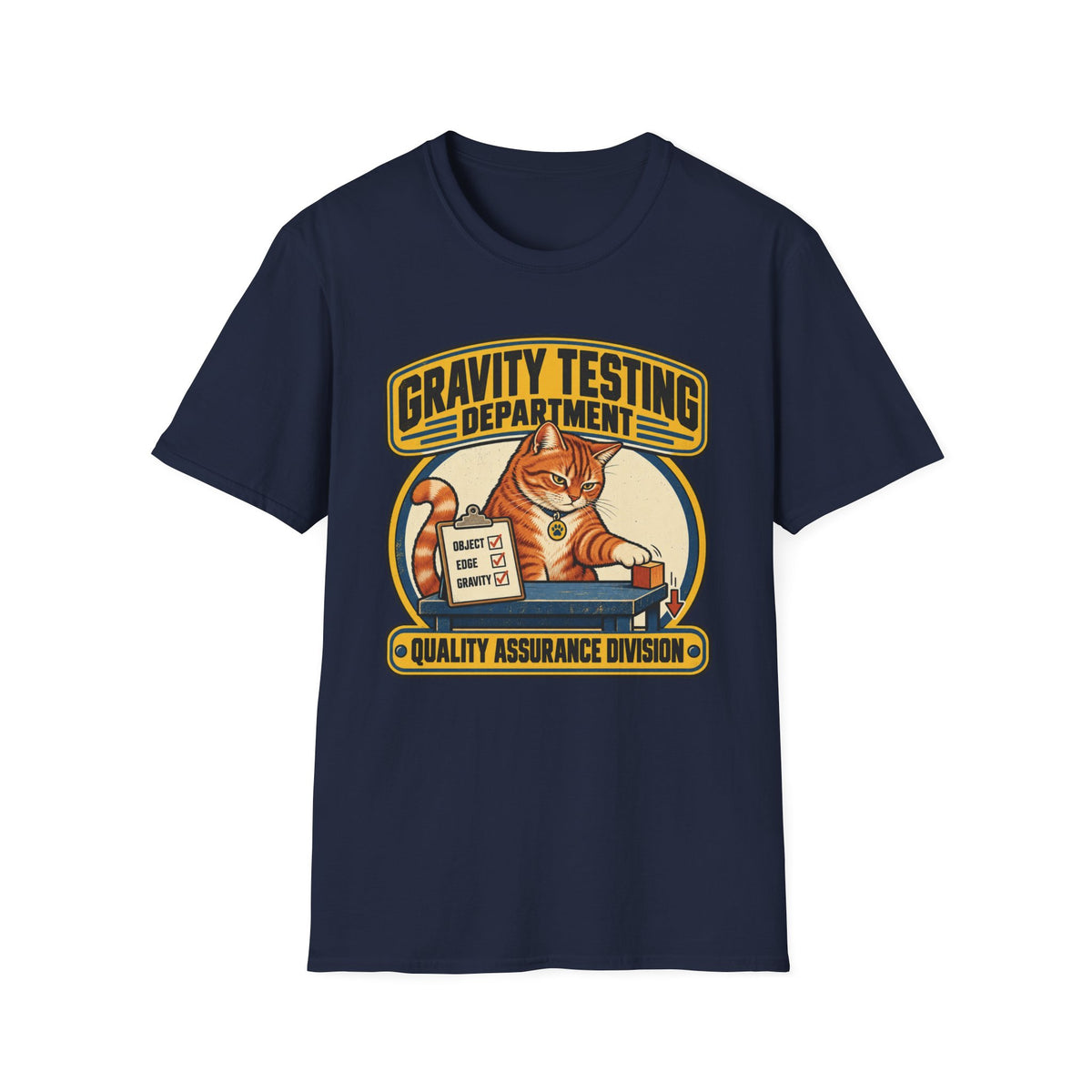 Gravity Testing Department T-Shirt