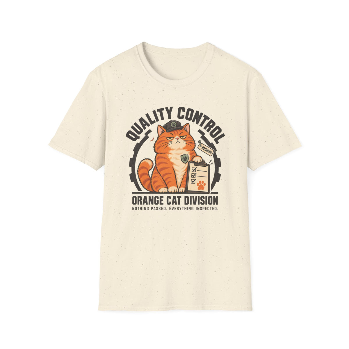 Quality Control Orange Cat Division T-Shirt