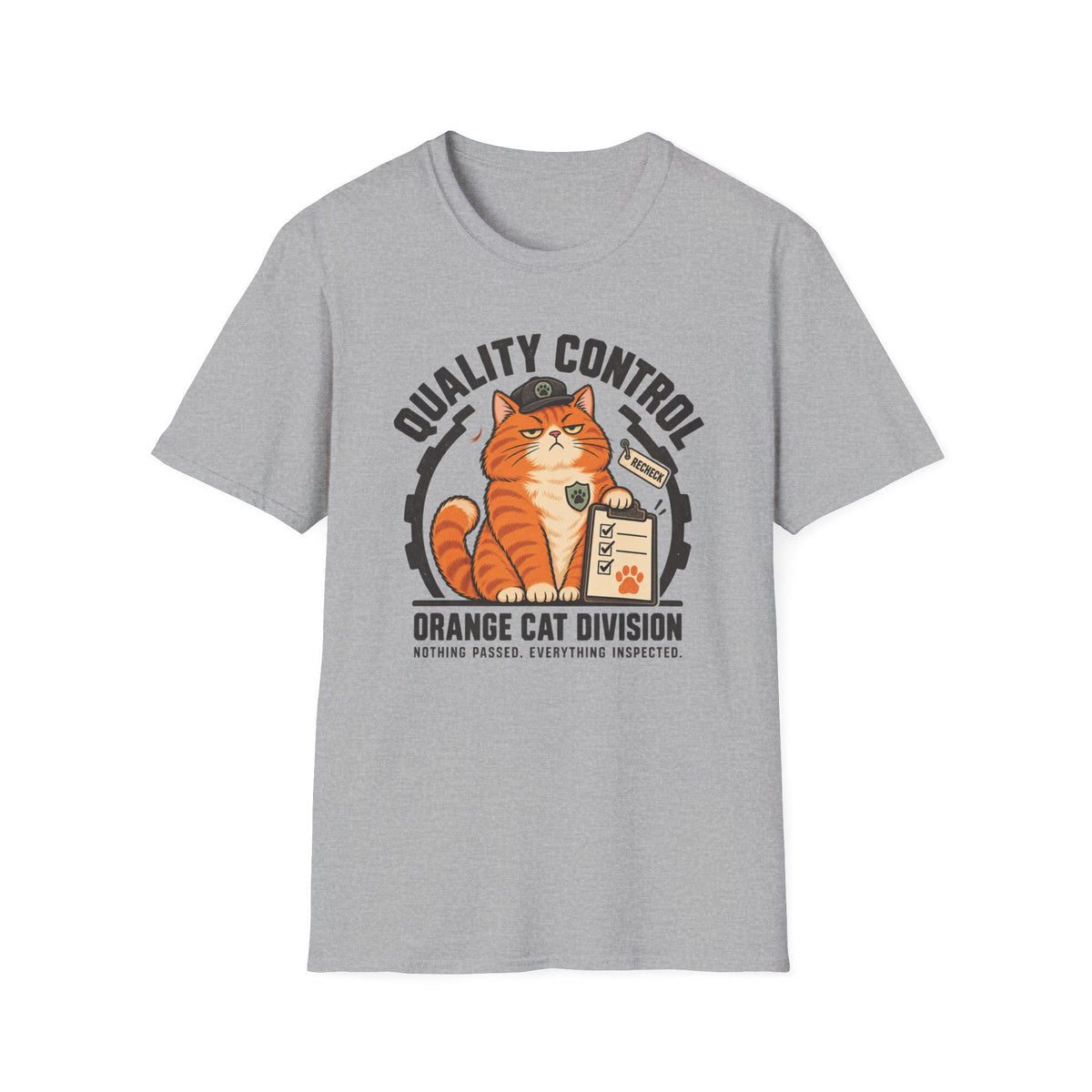 Quality Control Orange Cat Division T-Shirt