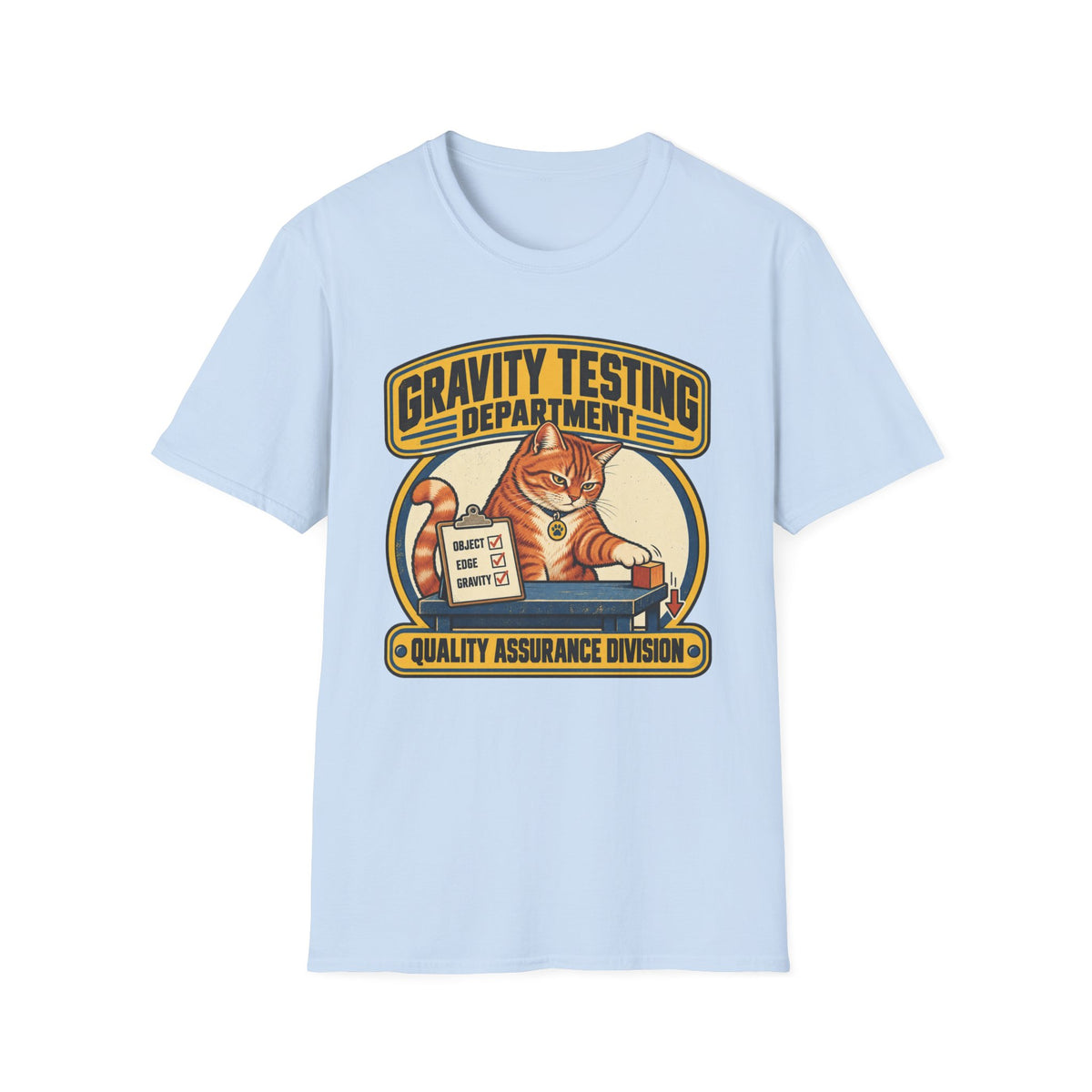 Gravity Testing Department T-Shirt