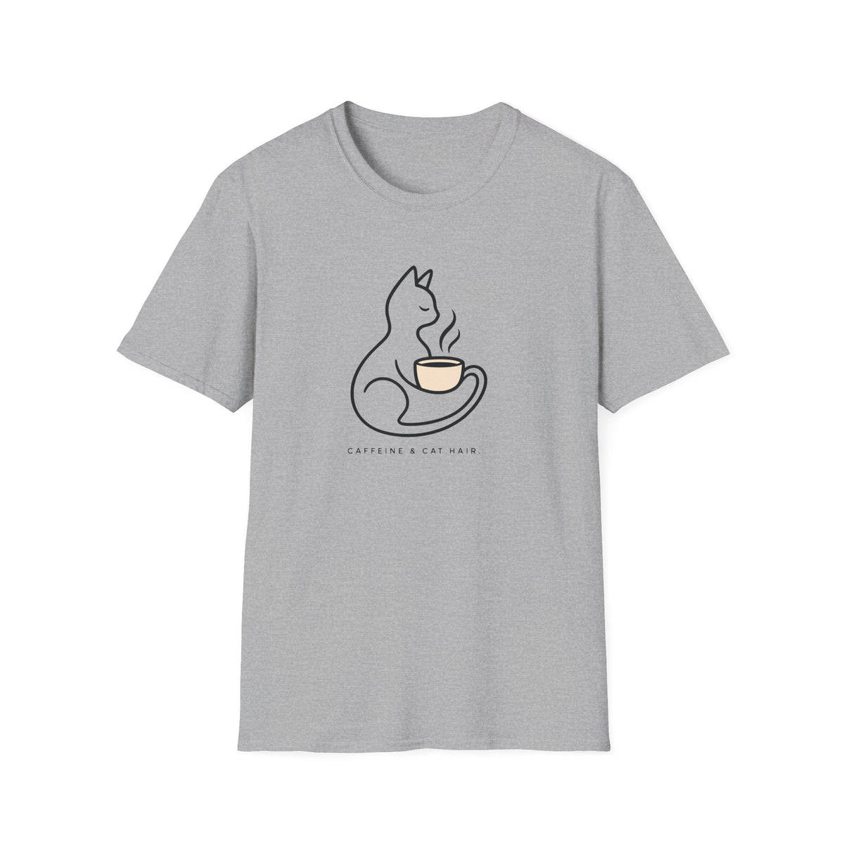 Caffeine and Cat Hair T-Shirt