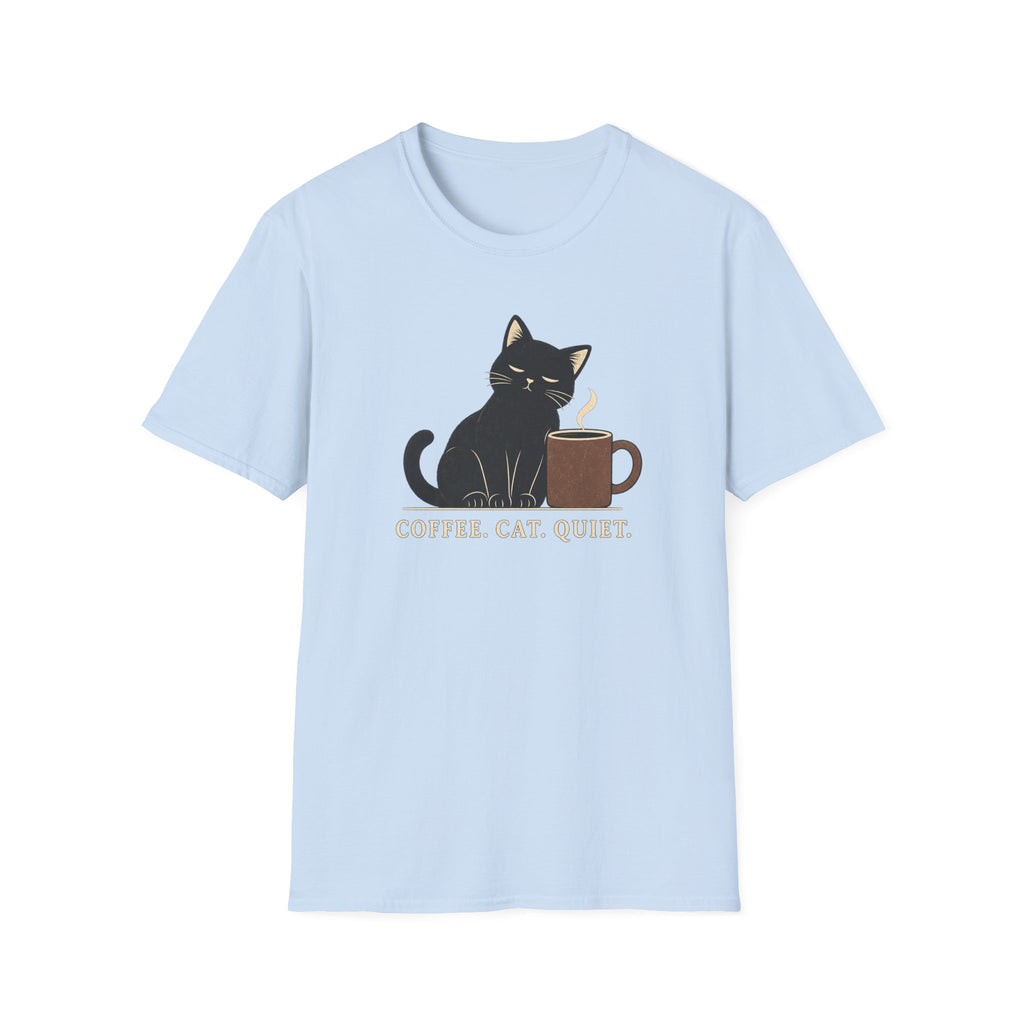 Coffee Cat Quite T-Shirt