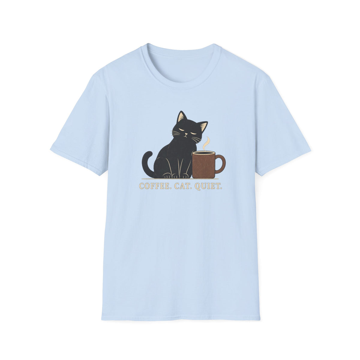 Coffee Cat Quite T-Shirt
