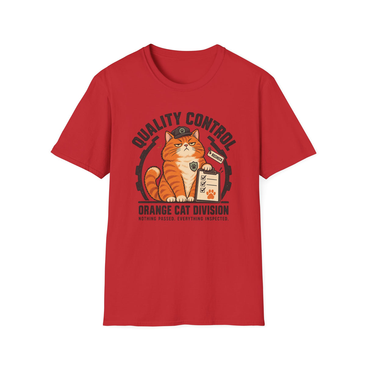 Quality Control Orange Cat Division T-Shirt