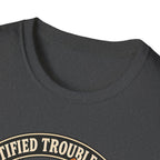 Certified Troublemaker Orange Cat Division T-Shirt