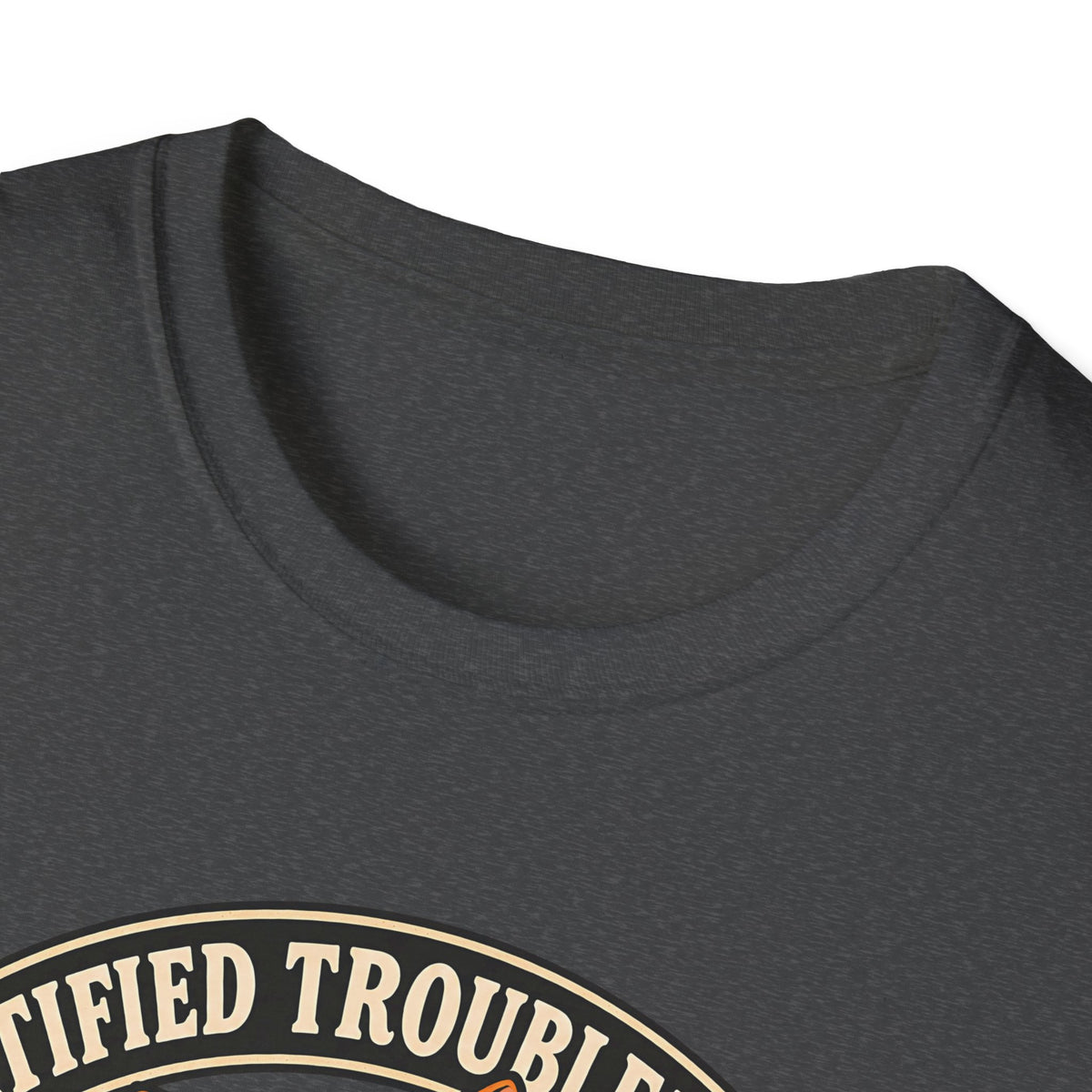 Certified Troublemaker Orange Cat Division T-Shirt
