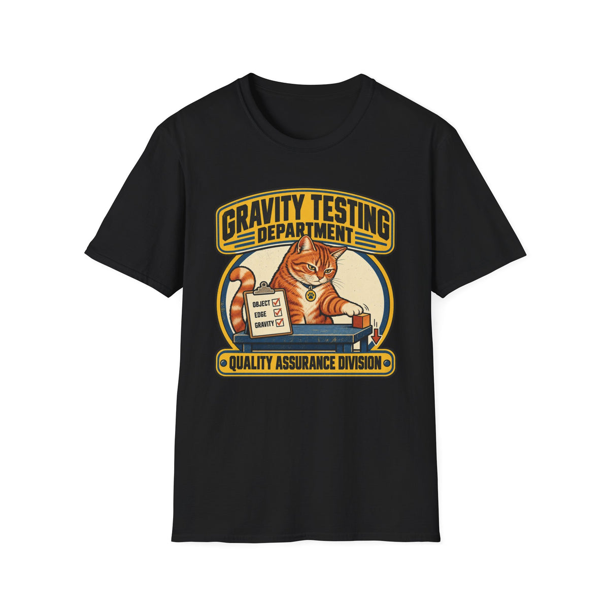 Gravity Testing Department T-Shirt