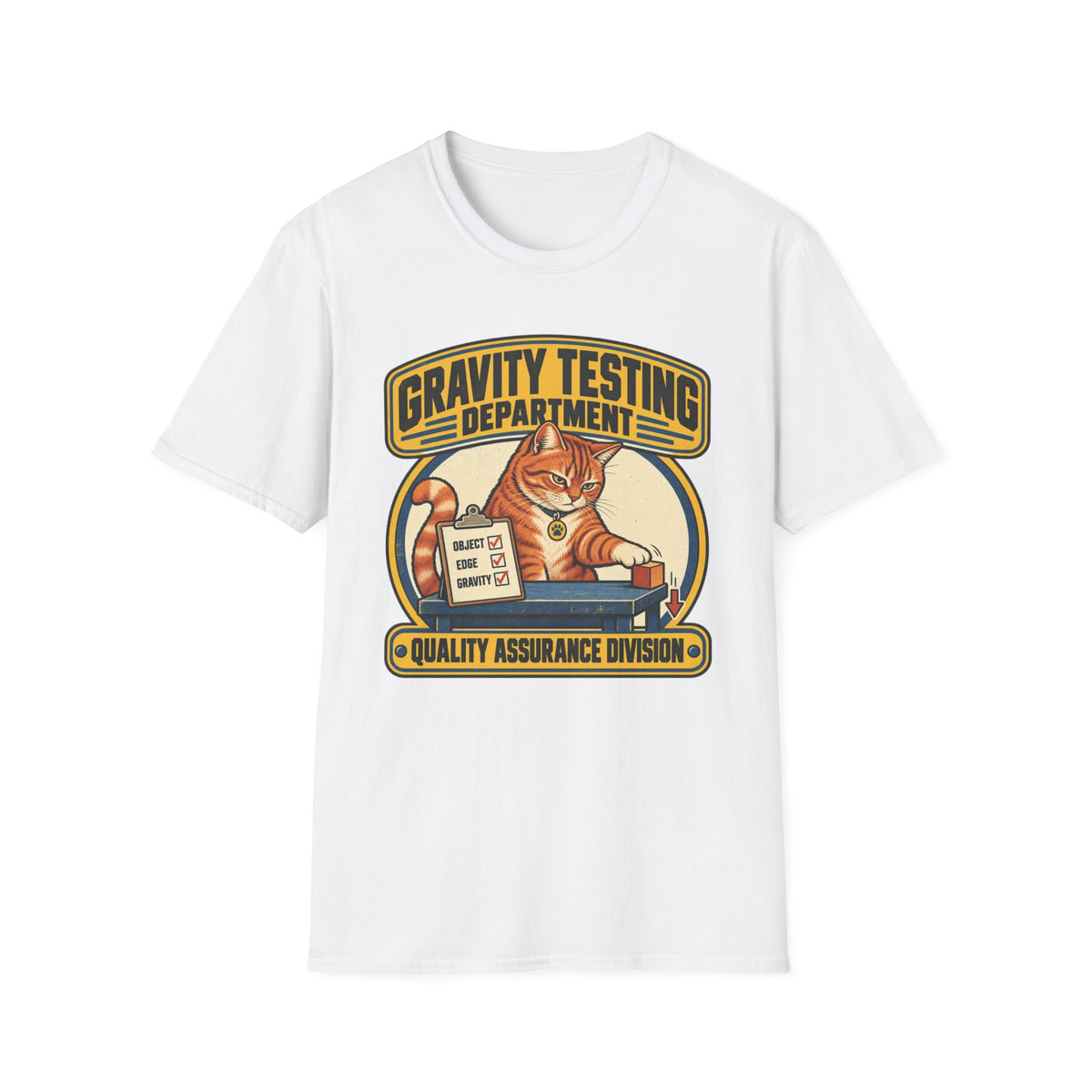 Gravity Testing Department T-Shirt