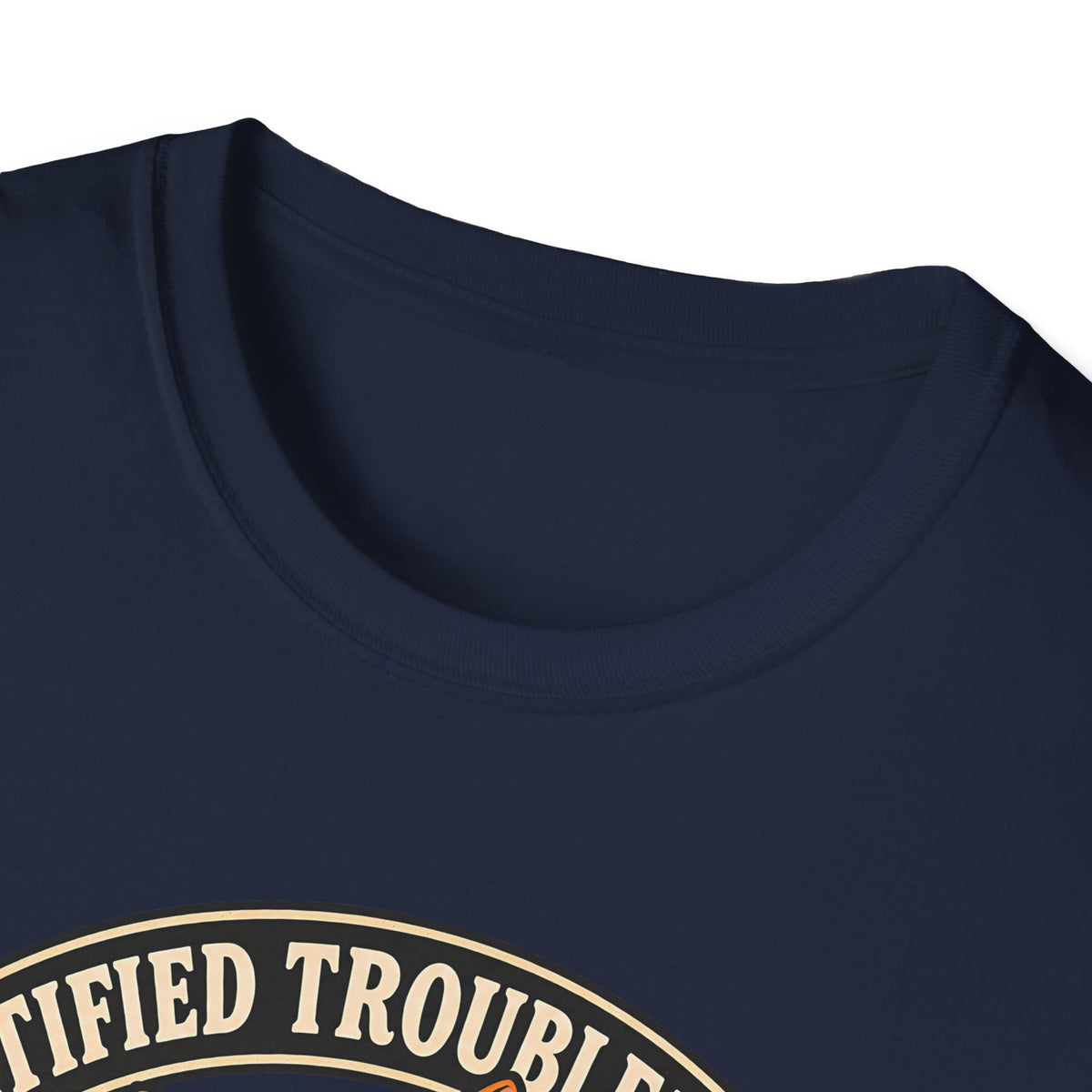 Certified Troublemaker Orange Cat Division T-Shirt