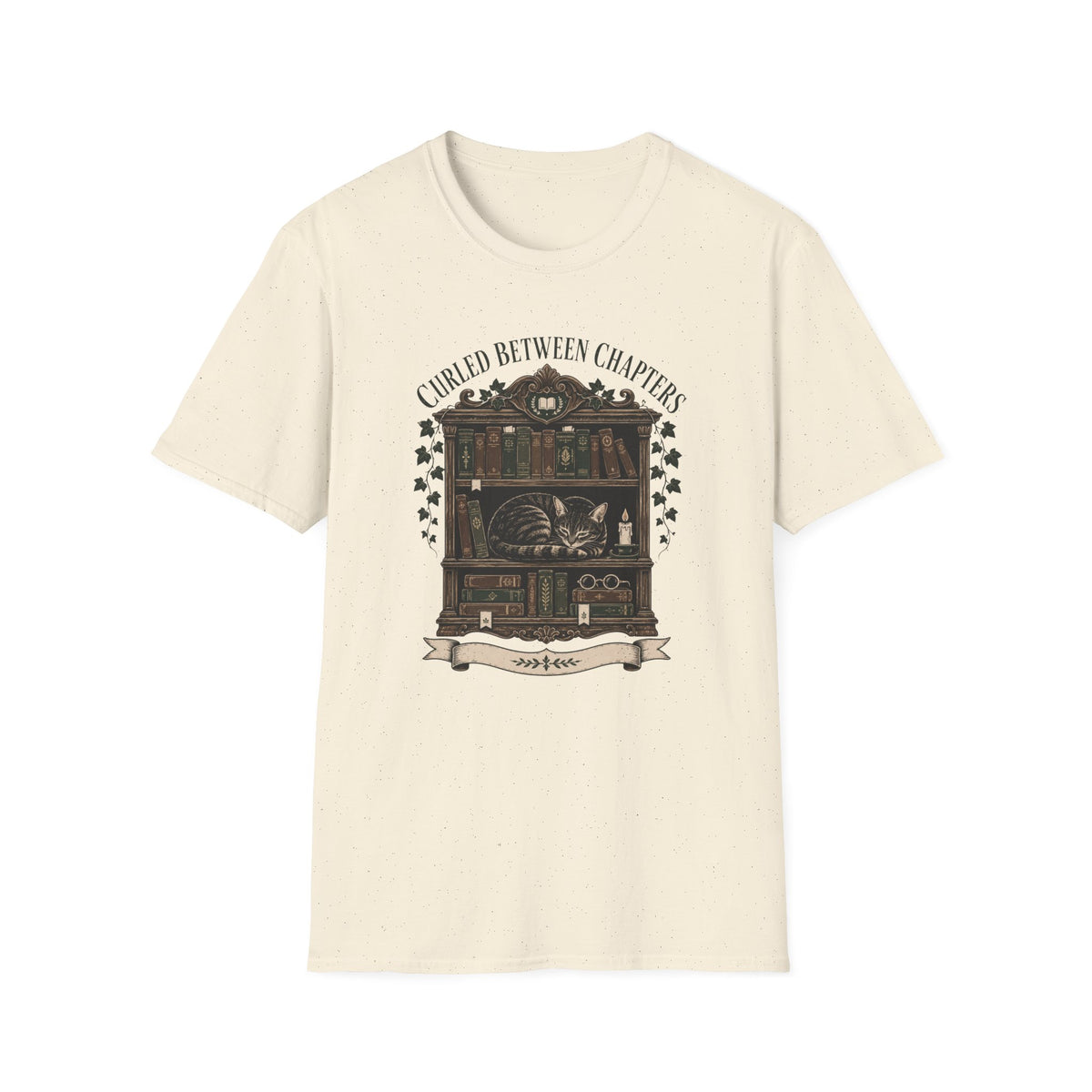 Curled Between Chapters T-Shirt