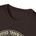 Certified Troublemaker Orange Cat Division T-Shirt