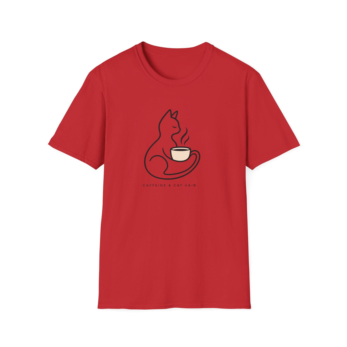 Caffeine and Cat Hair T-Shirt