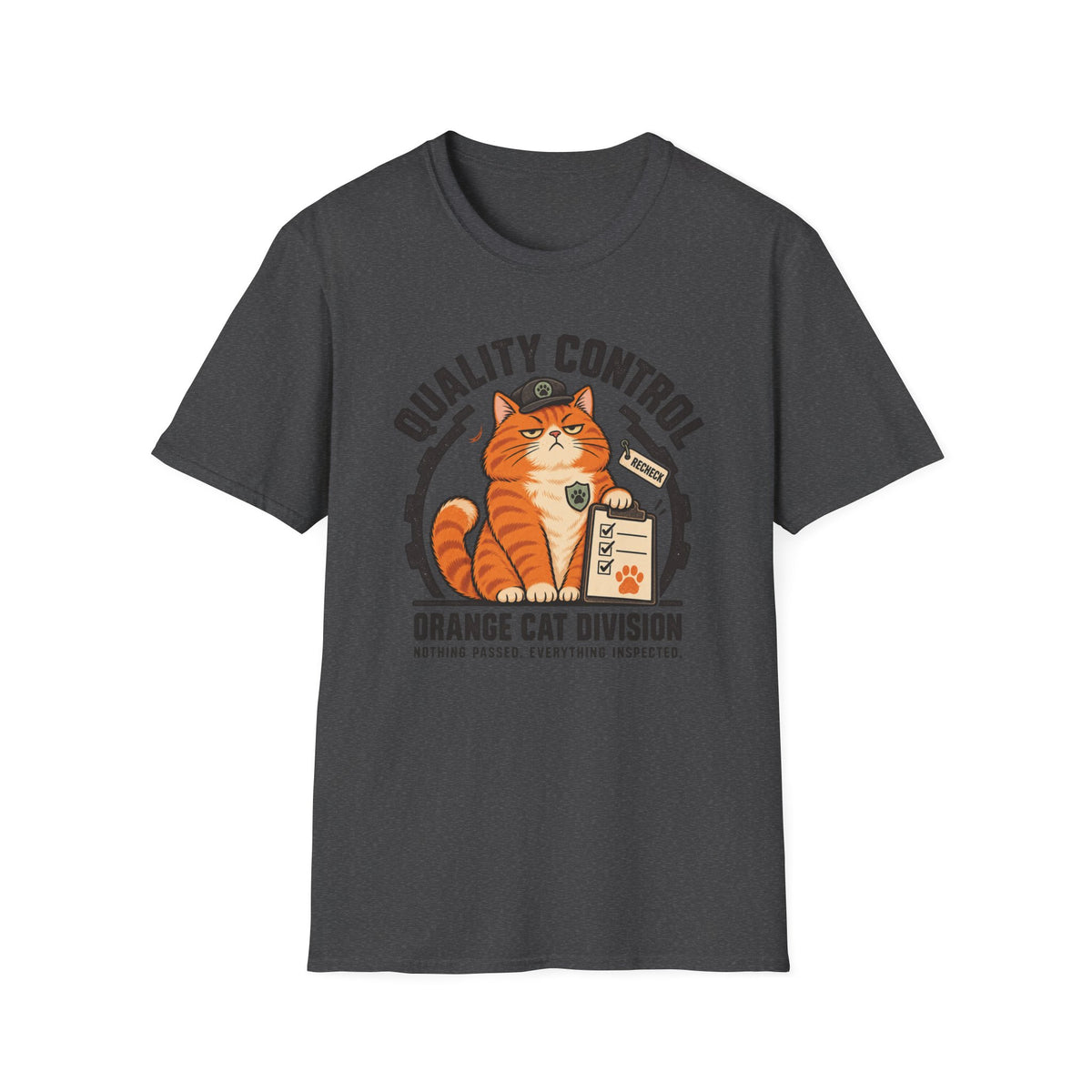 Quality Control Orange Cat Division T-Shirt