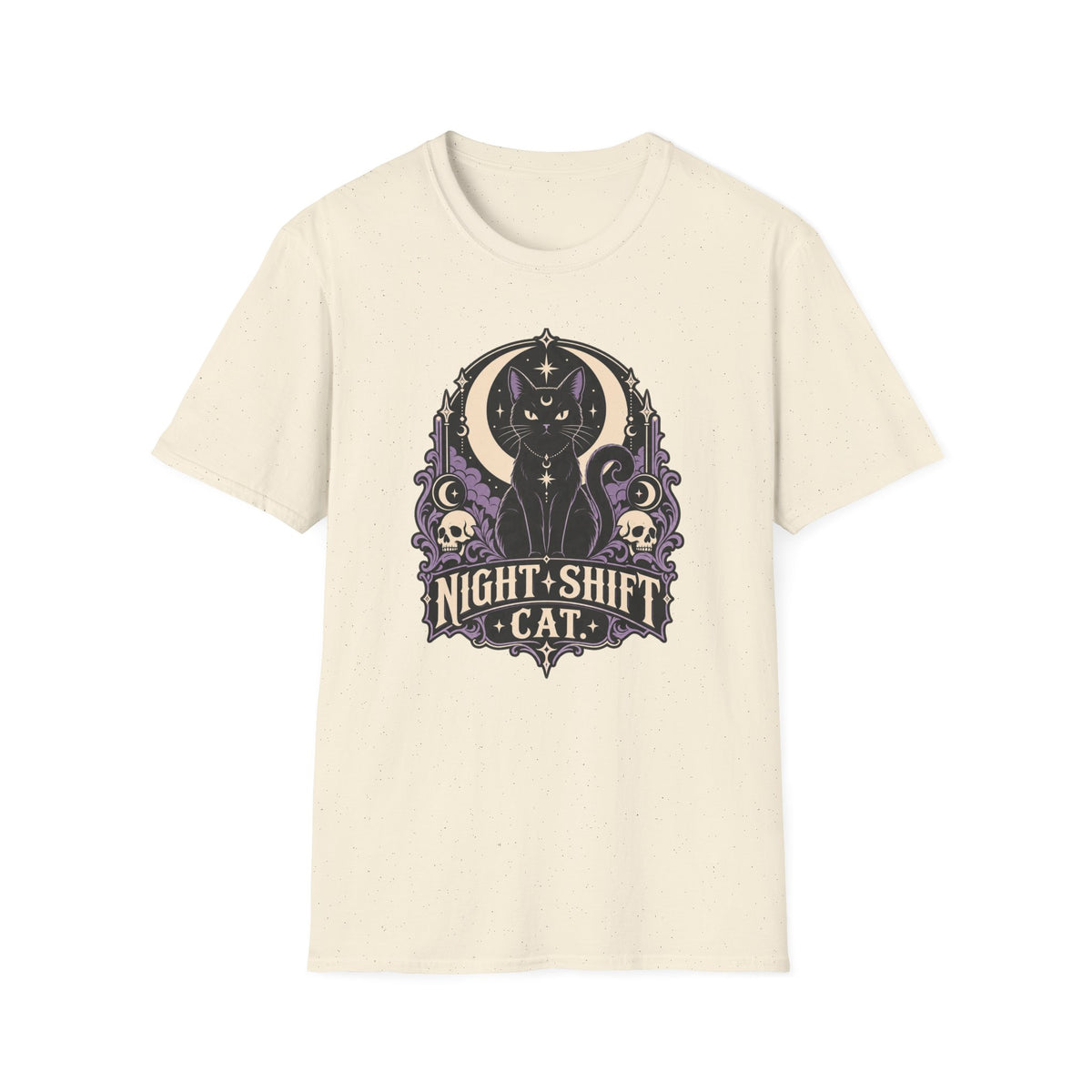 Night Shift Cat T-Shirt