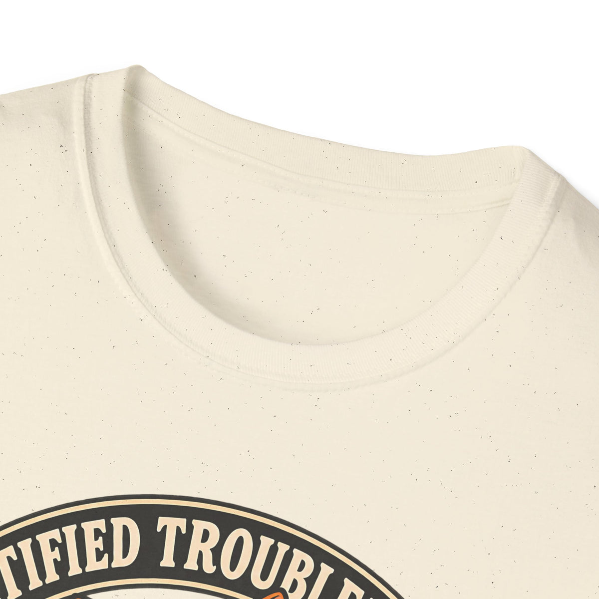 Certified Troublemaker Orange Cat Division T-Shirt