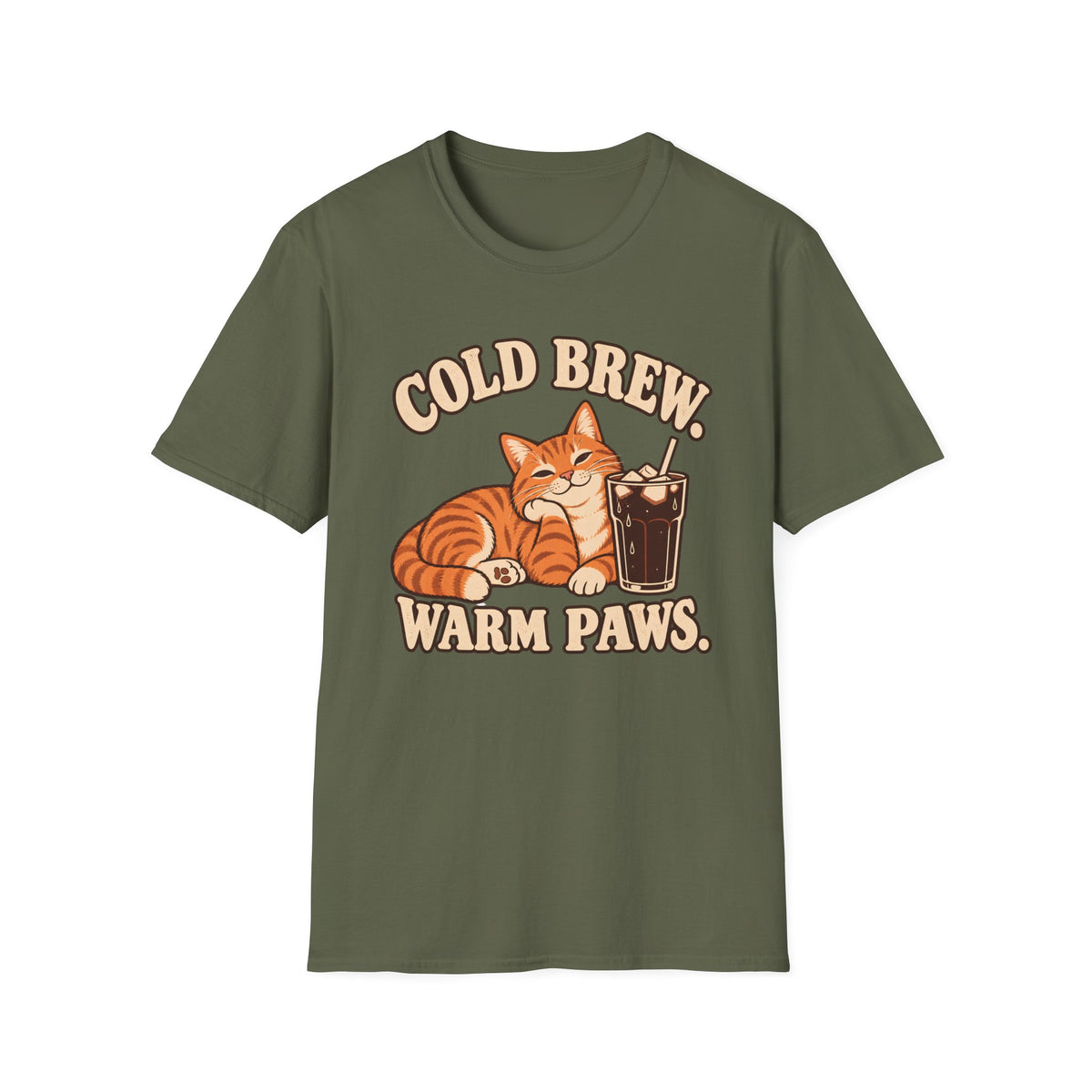 Cold Brew Warm Paws T-Shirt
