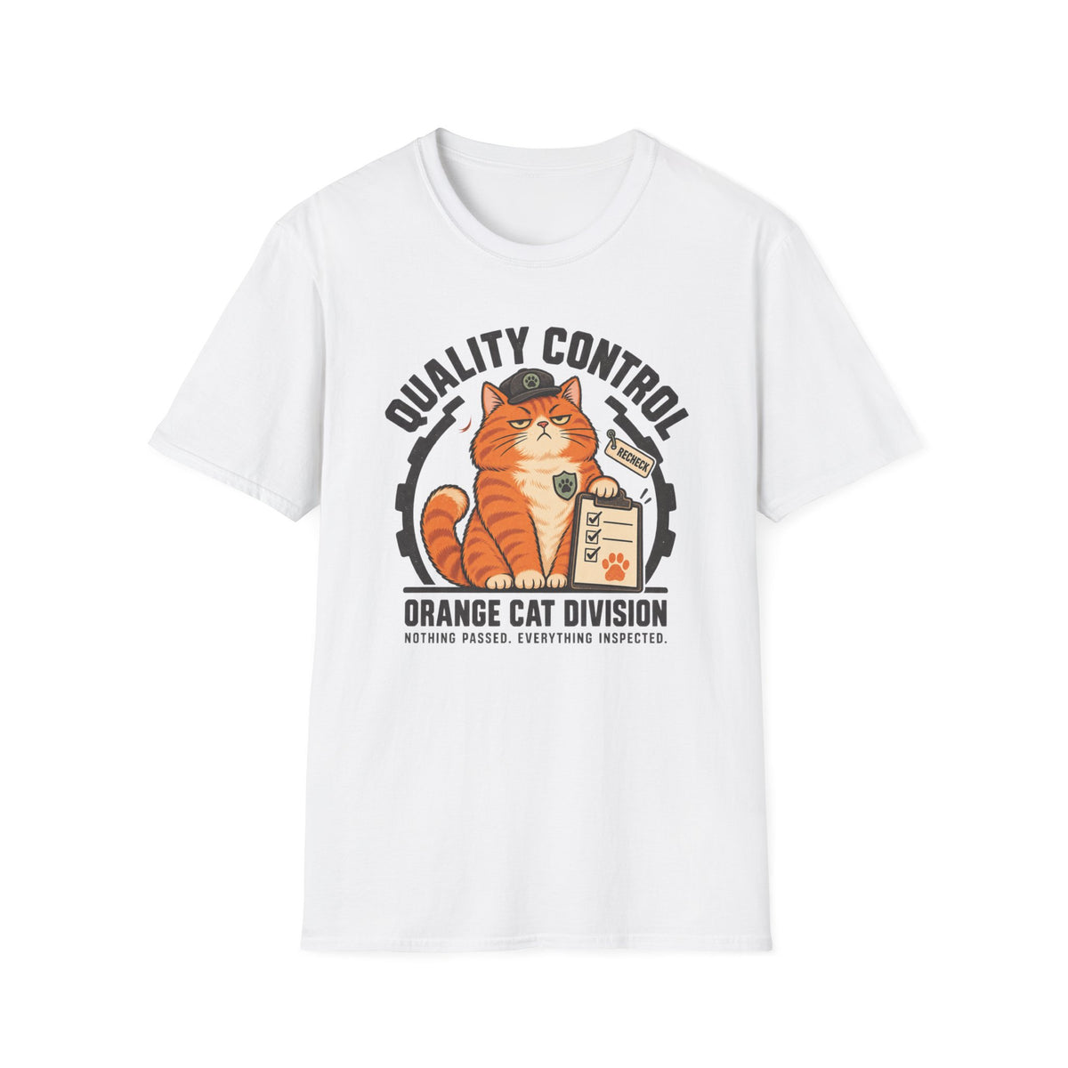 Quality Control Orange Cat Division T-Shirt