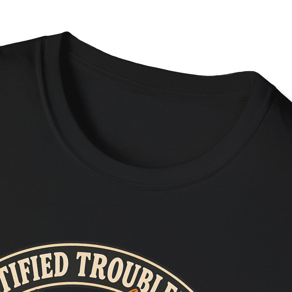 Certified Troublemaker Orange Cat Division T-Shirt
