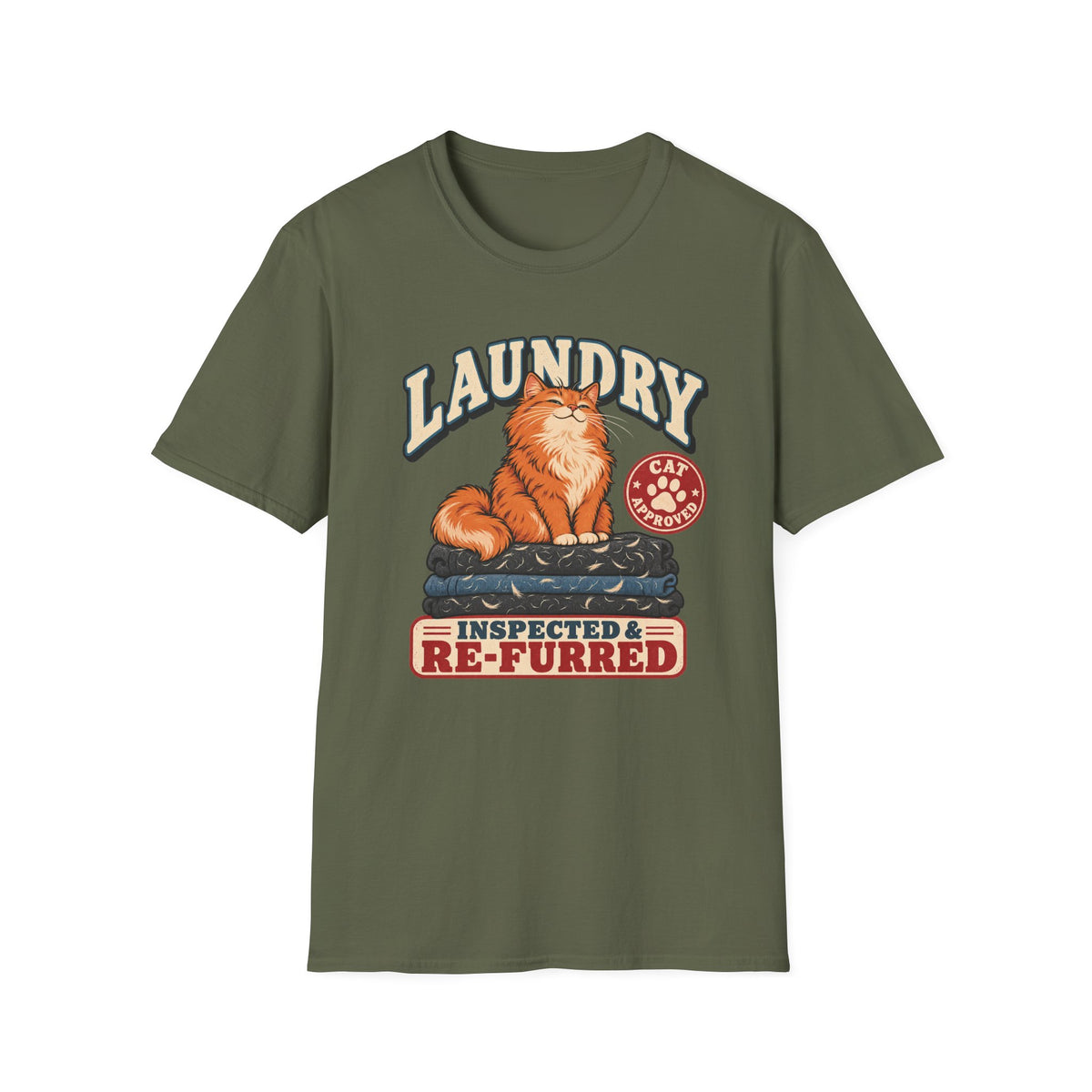 Laundry, Inspected And Re-Furred T-Shirt