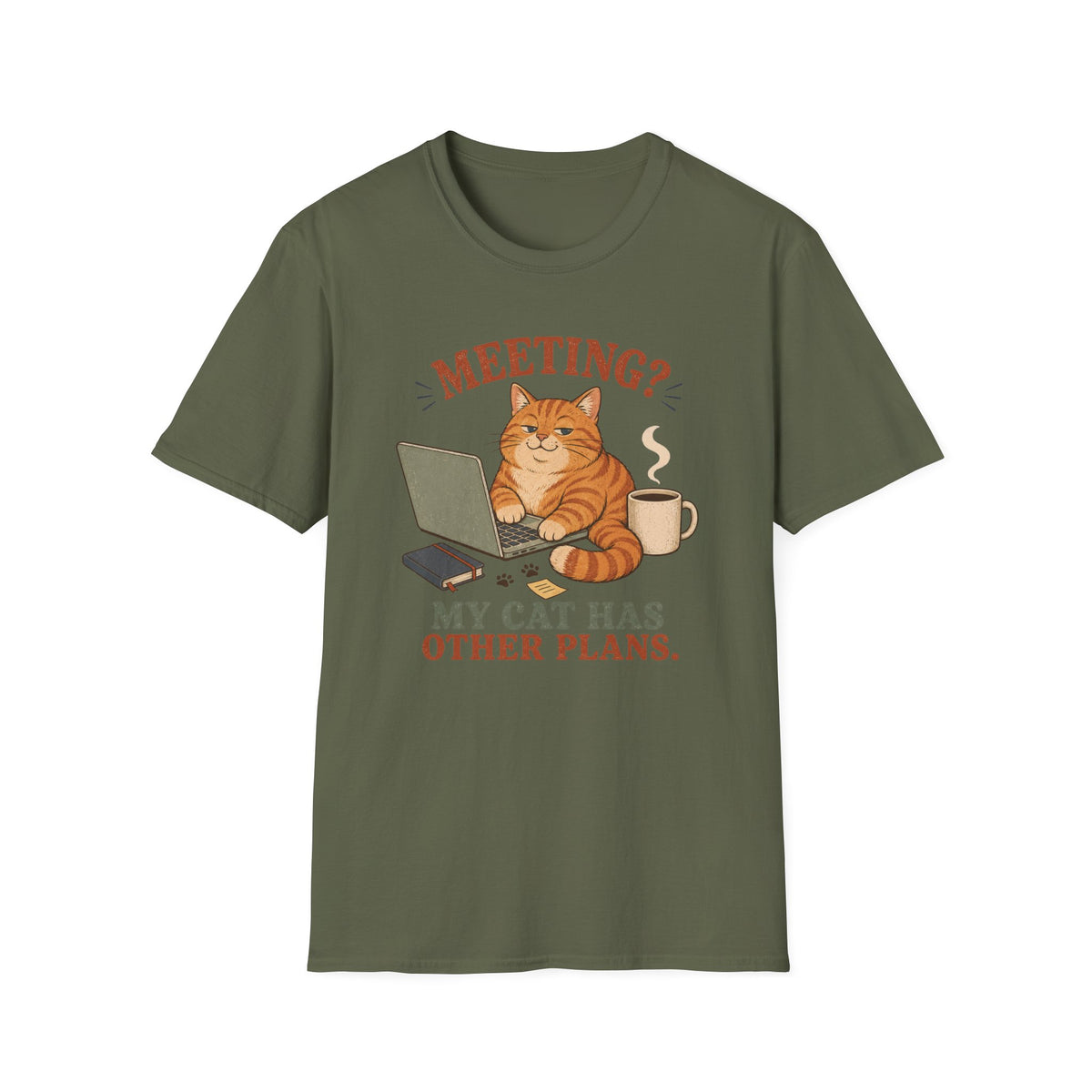 Meeting My Cat Has Other Plans T-Shirt